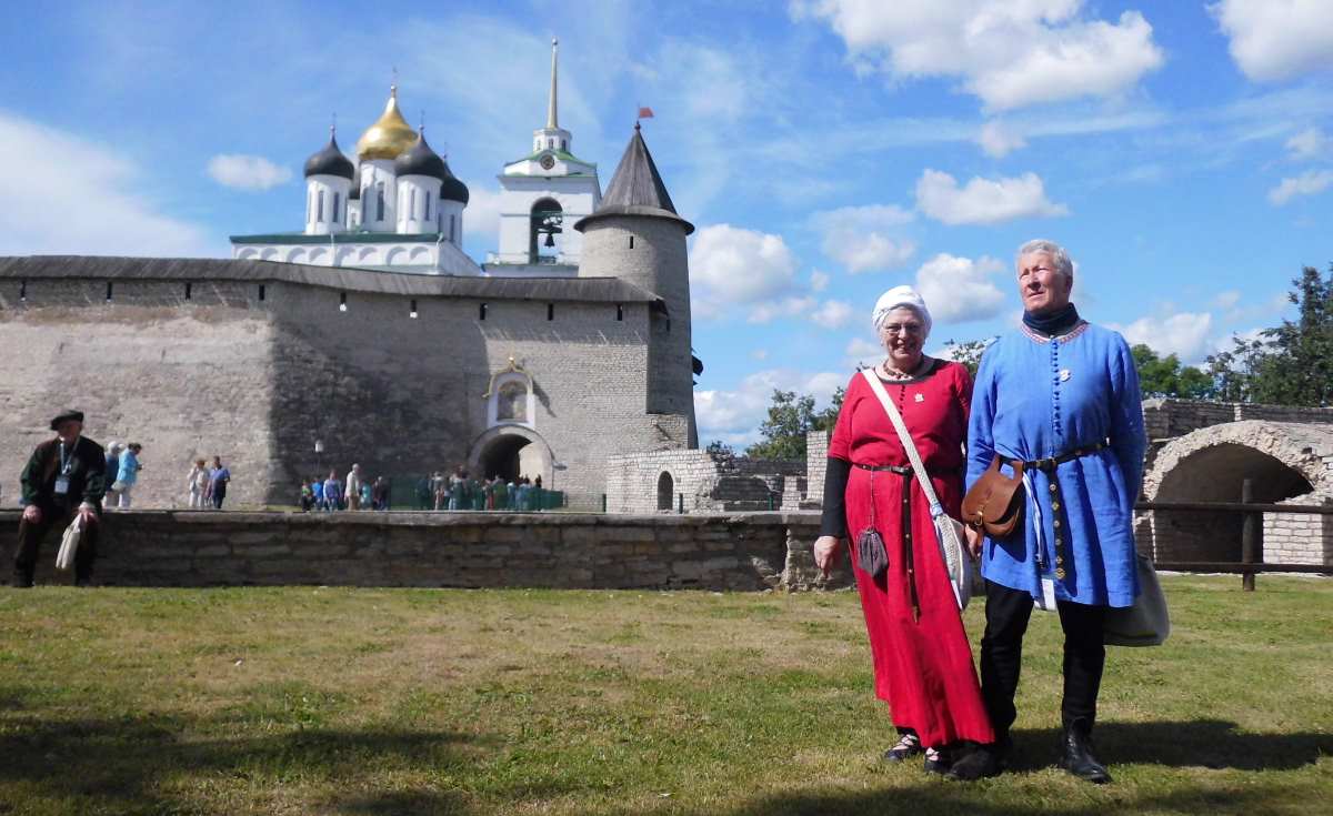 Touristen vor dem Kremel